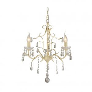 Cream Rain Chandelier 3 Lights 44 cm