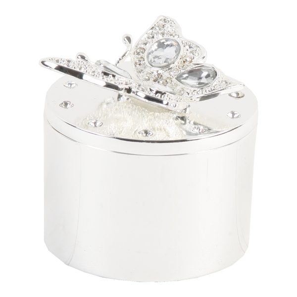 Trinket Box Crystal Butterfly