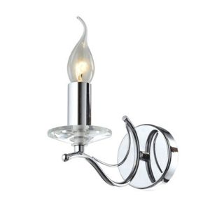 Chrome Sconce Light 16cm