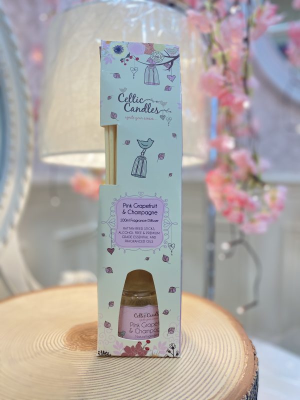 Celtic Candle Pink Grapefruit and Champagne Diffuser