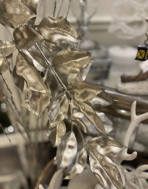 Champagne Silver Leaf Garland 115 cm - Image 3