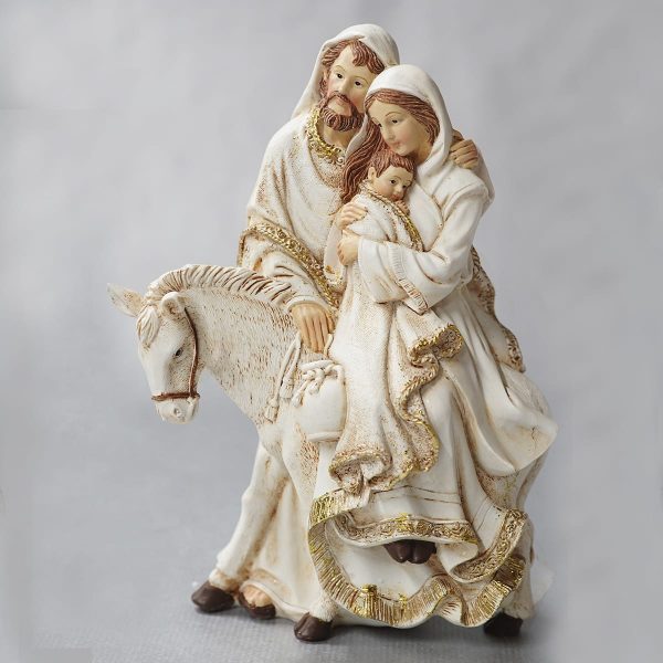 Holy Family With Donkey 21.9cm