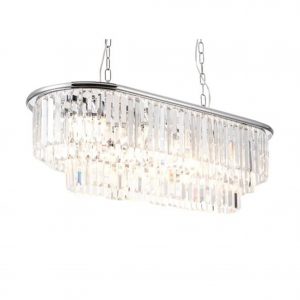 Crystal Waterfall Billiard Chandelier 45-150 cm