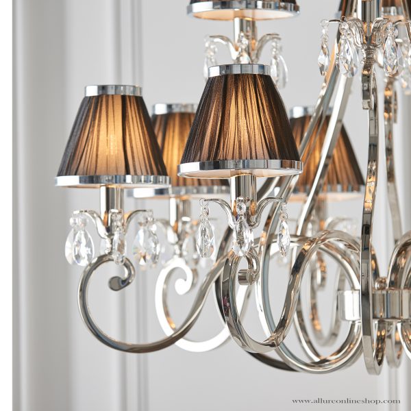 Nickel 12lt Pendant & Black Shades - Image 4