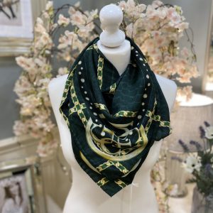 guess silk scarf