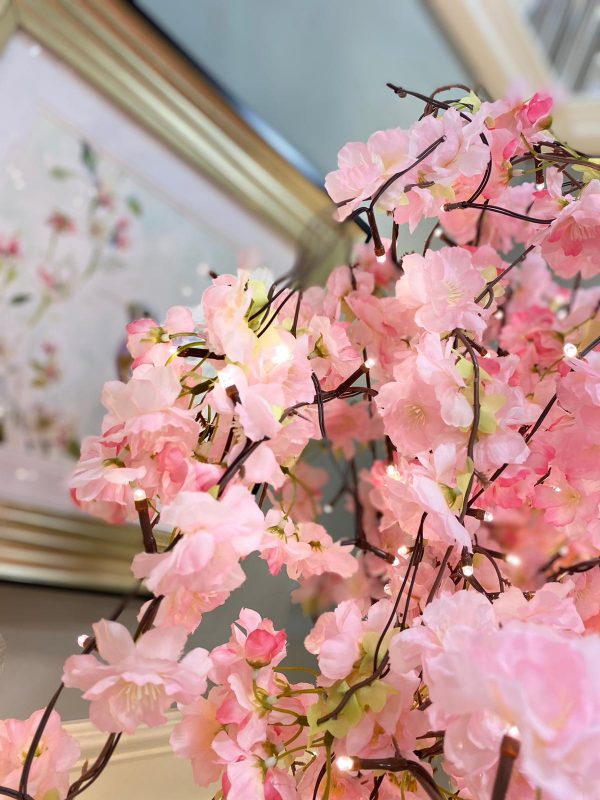 Blossom Pink Large Weeping Tree With Lights 170cm - Image 2