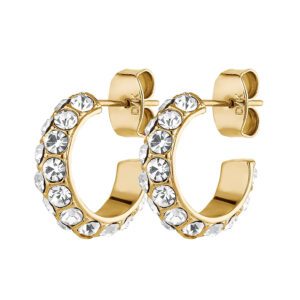 HEIDI Earring with Crystals Gold