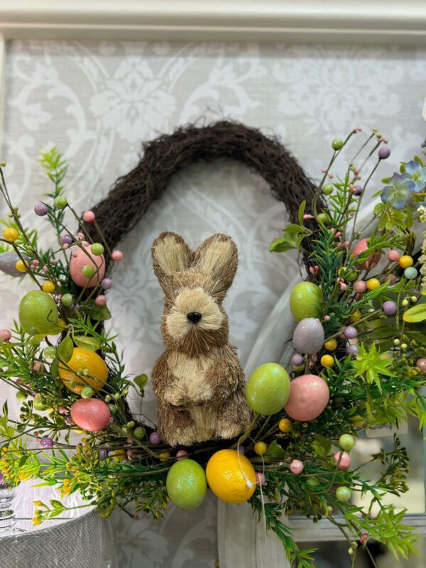 Eggs & Rabbit Wreath