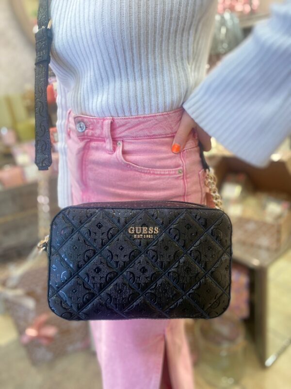 GUESS Caddie SLG Medium Zip Around Black - Image 2