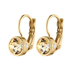 MADU Earring with Golden Crystals Gold