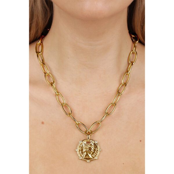JENNI Necklace with Crystals Gold - Image 2