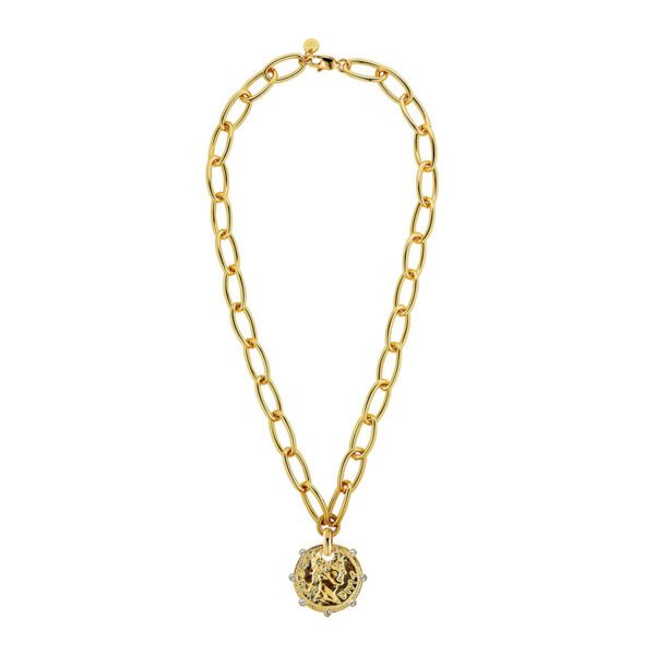 JENNI Necklace with Crystals Gold - Image 3
