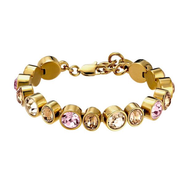 ELAINE Bracelet With Golden Crystals Gold - Image 2