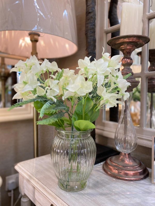 Yara & Sword Fern Arrangement Ivory