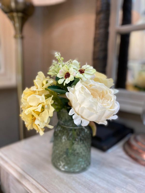 Peony & Tudor Mix Arrangement Lemon