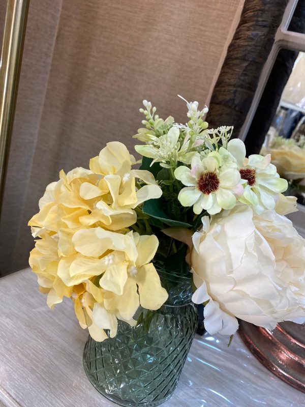 Peony & Tudor Mix Arrangement Lemon - Image 2