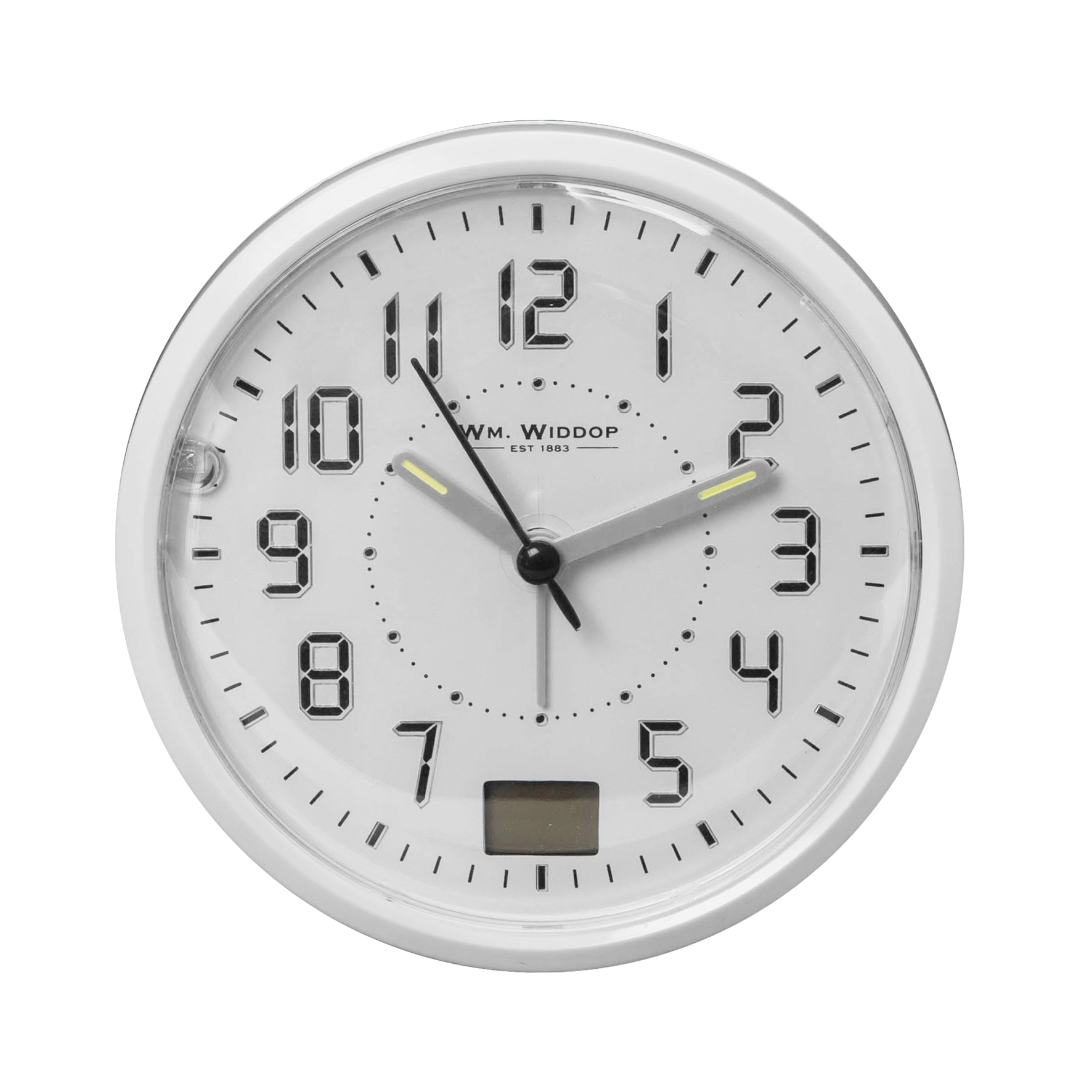 White Alarm Clock with Temperature Display Allure Online Shop