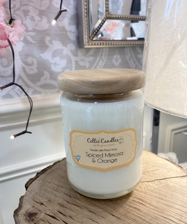 Celtic Candle Spiced Mimosa and Orange Pop Jar