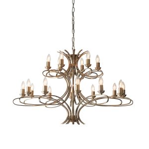 Brushed Brass 18lt Pendant
