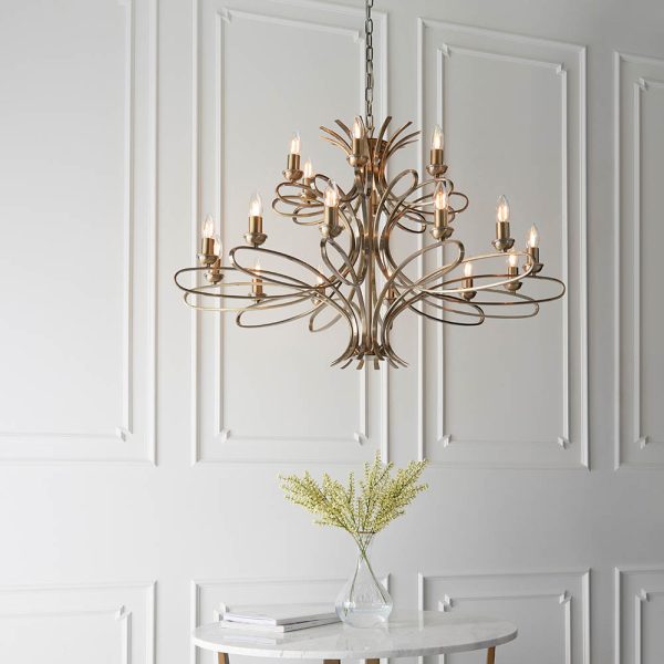 Brushed Brass 18lt Pendant - Image 3