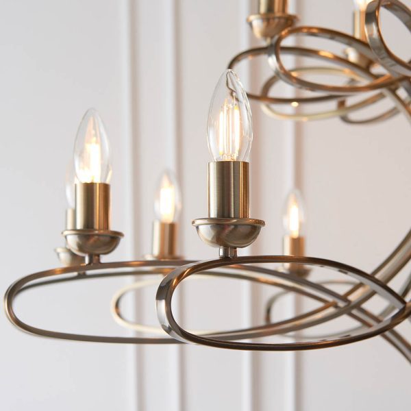 Brushed Brass 18lt Pendant - Image 5