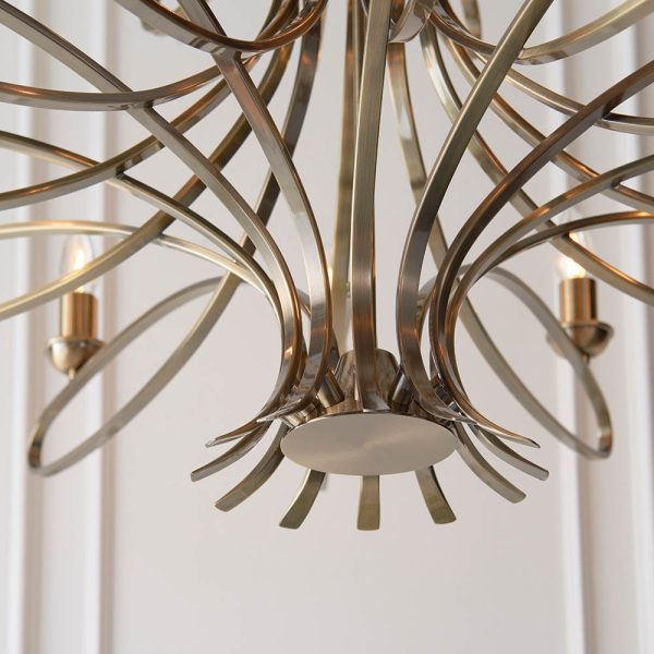 Brushed Brass 18lt Pendant - Image 8
