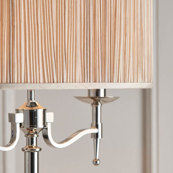 Nickel Floor & Beige Shade - Image 3