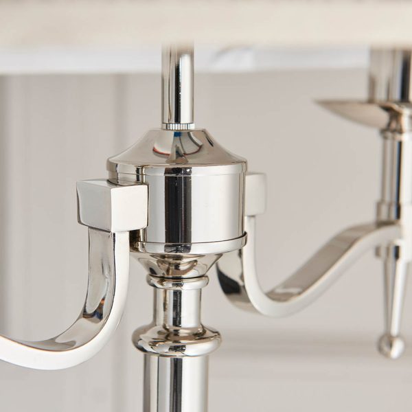 Nickel Floor & Beige Shade - Image 5