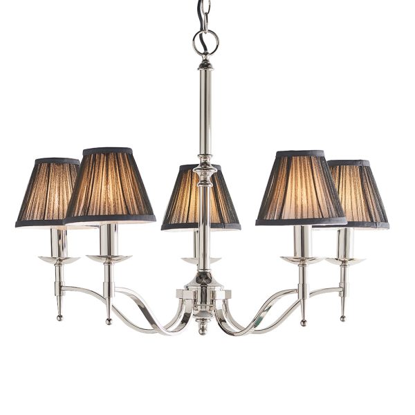 Nickel 5lt Pendant & Black Shades