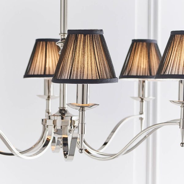 Nickel 8lt Pendant & Black Shades - Image 4