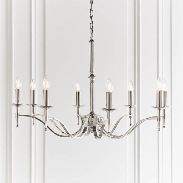 Nickel 8lt Pendant & Black Shades - Image 5