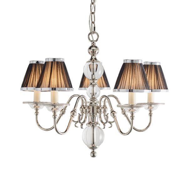 Nickel 5lt Pendant & Black Shades