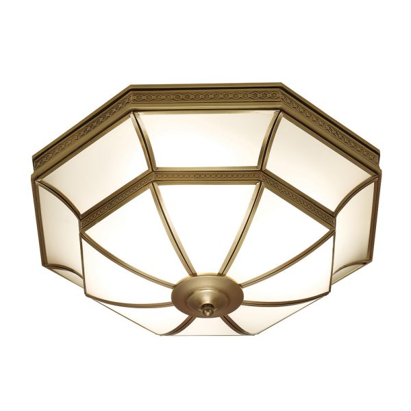 Antique Brass 4lt Flush