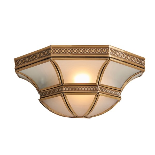 Antique Brass Wall Light