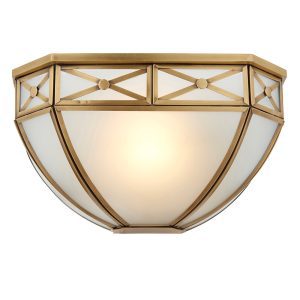 Antique Brass Wall Light