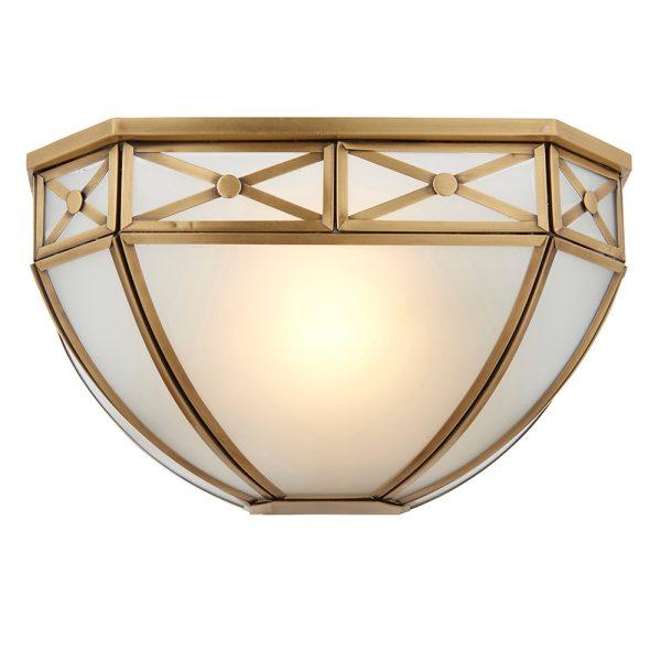 Antique Brass Wall Light