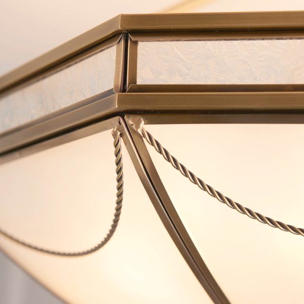 Brass 3lt Semi Flush - Image 5