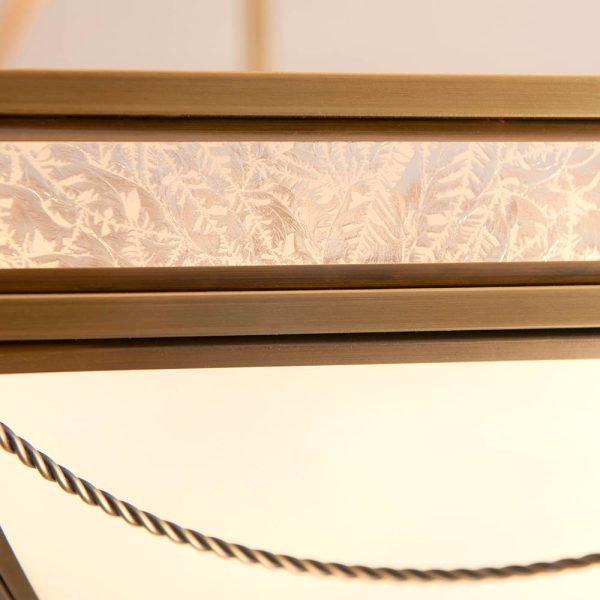 Brass 3lt Semi Flush - Image 7