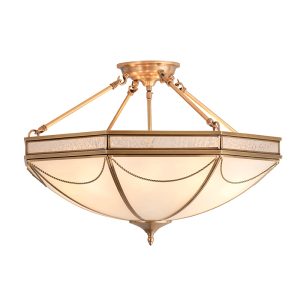 Brass 8lt Semi Flush