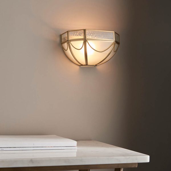 Brass Wall Light - Image 3