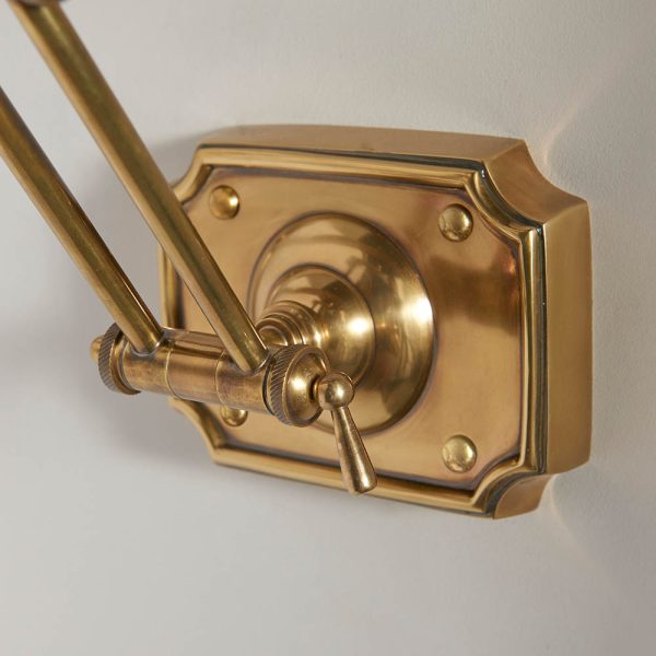 Brass 20" Wall Mounted Picture Light - Image 6