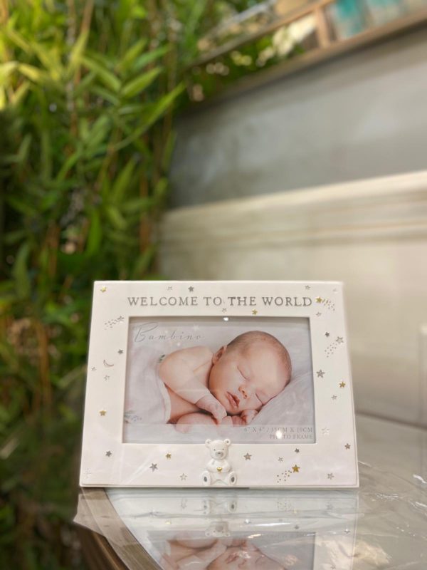 Welcome to the World Baby Frame 6x4"