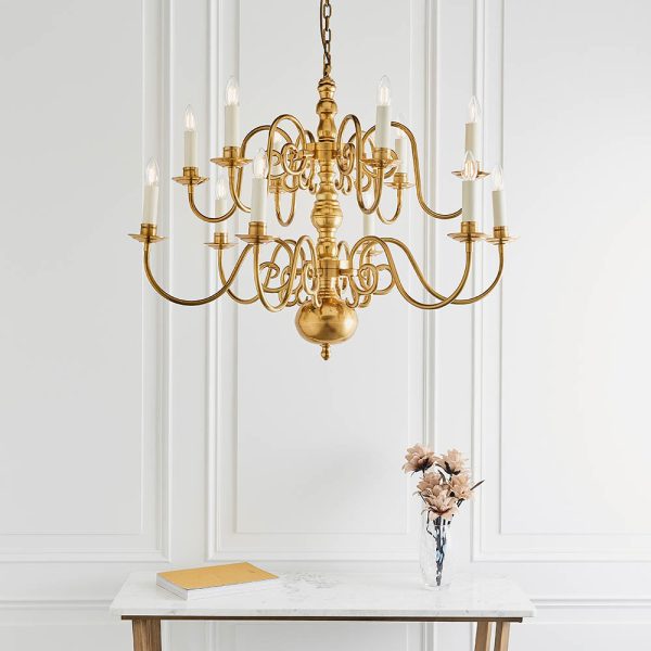Brass 12lt Pendant - Image 2