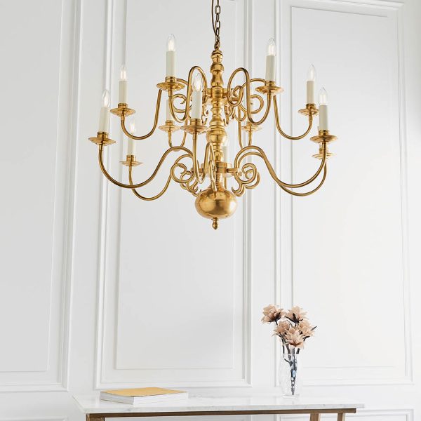 Brass 12lt Pendant - Image 3