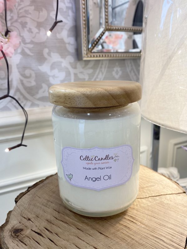 Celtic Candle Angel Oil Pop Jar