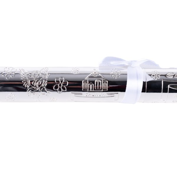 Silverplated 'Christening Day' Tube & Stand - Image 2