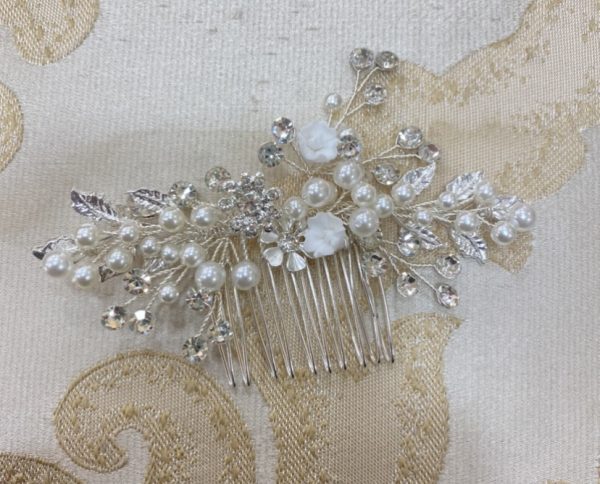 Silver Eternal Hair Comb