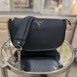 GUESS Fedora Satchel Black
