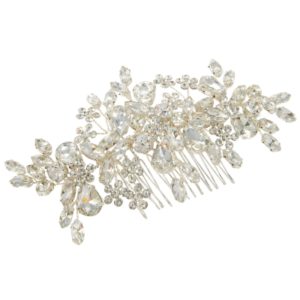 Radiance Crystal Comb Silver
