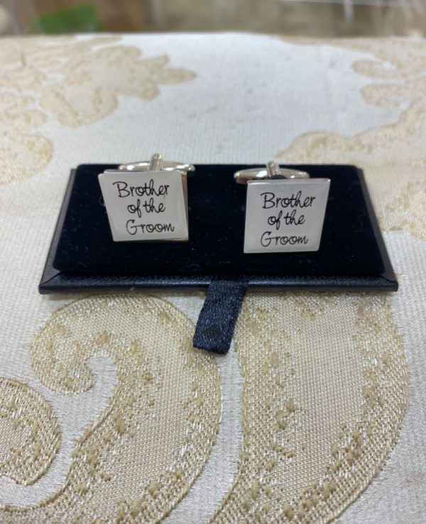 Brother Of The Groom (in White) Cufflinks